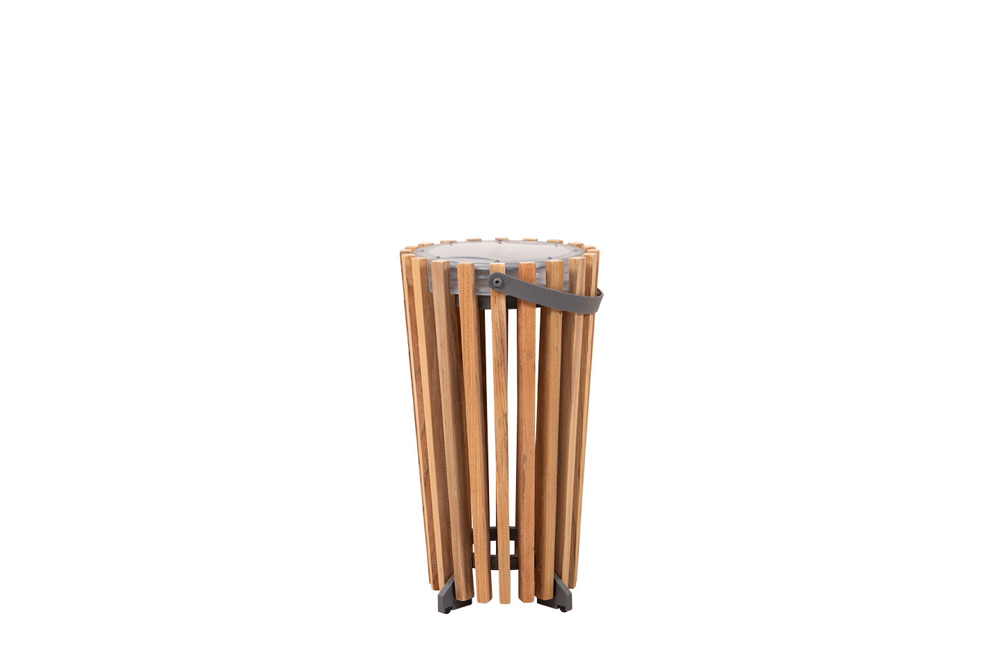 i-konic teak pendant/lantern lamp, medium 40 cm (16")